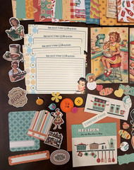 Retro 1950’s – 60 Pc. Lot Junk Journal Ephemera Embellishments Recipes Baking