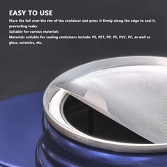 2-50PCS Aluminum Foil Seal Stickers Strong Self Adhesive Seal For Packaging