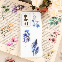300Pcs Transparent Flower Stickers, Cute Vintage Floral Sticker for Scrapbooking