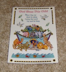 PSX Designs Sticker Sheet ~ Noah’s Animal Ark w/Child’s Prayer
