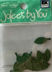 DARK GREEN BIRCH LEAF Die-cut Embellishment(20pc)Jolees •Garden•Christmas•Stems•