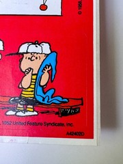 Vintage Snoopy PEANUTS stickers, 1965 Charlie Brown, Linus, Woodstock, «Winners»