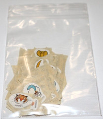 LOT OF 45 VINTAGE VERY RARE DISNEY WORLD CUT ALADDIN STICKERS NEW & UNUSED!