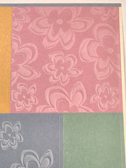 EK Success STICKO Embossed Scrapbook Stickers – PASTEL BORDERS & SHAPES – 17 pcs