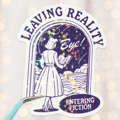 150 Pcs Holographic Romance Book Stickers Waterproof Vinyl for Kindle & Laptop