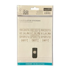 Lot Of 2 Packs Alphabet Sticker Calculator Gold Glitter Crafts Repositionable
