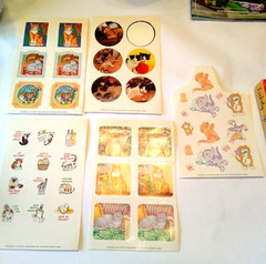 Vintage 1988 Current Cat Lovers Stickers 2262-9 Nice 5 Sheets