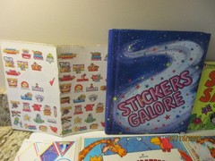Vintage 1980’s Sticker Albums Books Lot Of 7 SW, GI Joe, Care Bears, Puffy, CP