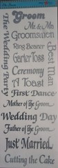 12 Pack Lot Karen Foster Reminisce Stickabilities Dimensional Wedding Stickers