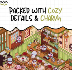 3D Sticker Therapy Scene for Adults & Kids, Large & Detailed Cozy Room Stickers,