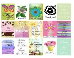 Words & Quotes for Scrapbook Page , Junk Journals, Greeting Cards, 50 Piece Kit