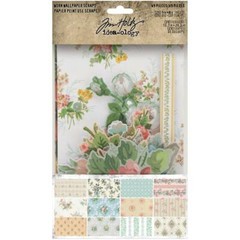 Tim Holtz ~ WORN WALLPAPER SCRAPS ~ Idea-ology
