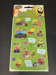 2006 Nickelodeon Viacom Spongebob Stickers Four (4) Packages NISP