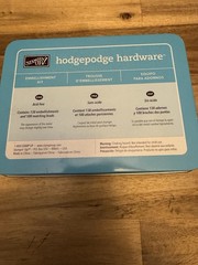 Stampin’ Up Hodgepodge Hardware Pewter Embellishment Kit Used Pics Of Remaining