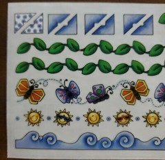 Provo Craft Borders & Corners Stickers by Fayette Skinner, SUMMER SENSATIONS