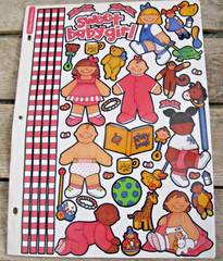 Vintage Stickopotamus Stickers – Sweet Baby Boy / Girl ~Giddy Up Stickerkins+++