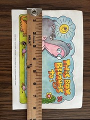 Vintage Current Inc Stickers Lot 5 Sheets 80s Silly Animals Fantasy USA Colorado