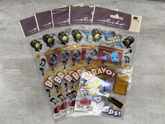 Lot Of 5 Drama Theatre Bravo Back Stage Cast Play School Musical Sticko Stickers