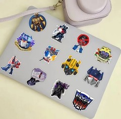 20 TRANSFORMERS RANDOM ASSORTED 2″ STICKERS LABELS PARTY FAVOR ANIME AUTOBOT