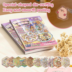 3D Sticker Book Scene, 20 Sets DIY Miniature World Craft Kit