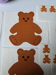 Vintage 70s 80s Mrs Grossman Teddy Bear Sticker Lot All Sizes Small Medium Large