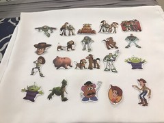 Toy Story Stickers Lot Of 100 Woody Buzz Lightyear Hamm Slinky Dog Mr PotatoHead