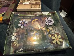 Portofolio Scrapbooking Embellishment Collection – Purple Floral Treasures Lot