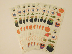 Mrs. Grossman’s Lot of 10 Strips Halloween ~Creepy Creatures~ 2014 Stickers