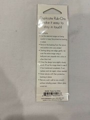 Pebbles Inc. Duplicate Rub-Ons ~White ~Thank You ~ Scrapbooking Crafts
