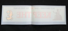 16 «Don’t Let Europe Rule Britannia», «Say ‘No» to the Euro» Souvenir Stickers