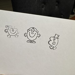 Vintage Mr Men Little Miss Stamper Ink Rubber Stamp lot of 3