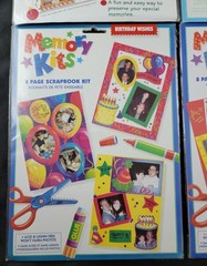 Memory Kit Scrapbook Kit Birthday School Holiday Baby Die-Cuts Lot x6
