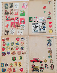 Vintage 1980s Stickers Lot With Mello Smellos Sticker Album Scratch & Sniff