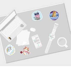 100 pcs Cute Cat Stickers, Hydro flask laptop no residue, 086