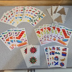Vintage Christmas Sticker Lot – Sandylion, Mrs. Grossman’s, Provo Craft
