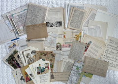 150+ pcs Vintage Ephemera Lot Junk Journal Paper Collage Mixed Media Destash