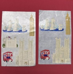 Lot Of Vintage Stickers London England