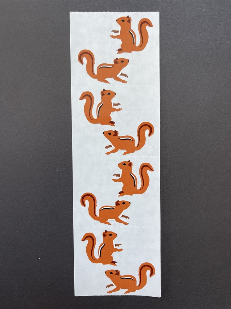 Mrs. Grossman’s Stickers | ANIMALS SQUIRRELS | Retired 1995 Creative Memories