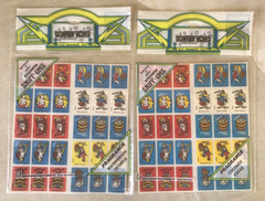 2 PACKS DONKEY KONG SCRATCH & SNIFF STICKERS WATERMELON/LICORICE COCONUT/CEDAR