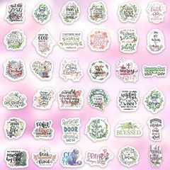 300pcs SLAPAFLIFE Inspirational Christian Stickers – Bible Verse Designs for Jou