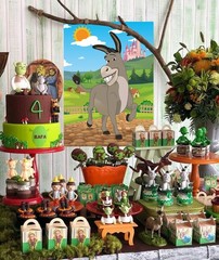 Pin the Tail on the Donkey with Tail Stickers and Eye Masks, Boys Girls Kids …