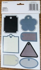 Keepsake Essentials Shape Tags Shapes Flower Triangle Wedding Scrapbook Stickers