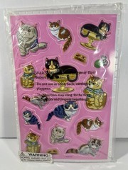 Oriental Trading Company 3D Pop Up Stickers Cats Item # 9/992