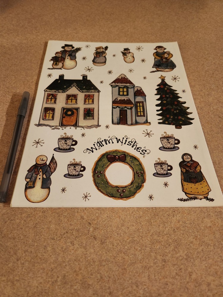 Joy Marie~Warm Wishes~Sticker Sheet