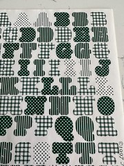 Making Memories Large Forest Green Upper/Lower Case ABC/123 Scrapbooking