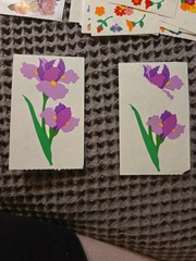 Vintage Mrs. Grossman Floral Flower Sticker Sheets Lot – Tulips Lillies Pansies