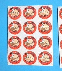 Trend Scratch n Sniff Sticker Gobble! Gobble! Turkey Thanksgiving Sheet VTG 80’S