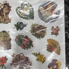 Vintage Stickers, 1980’s Current Inc. Victorian Made In The USA