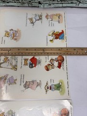 Lot Vtg Wallace Tripp Pawprints Current Mouse Mice Hippo Rabbit Stickers Sheets