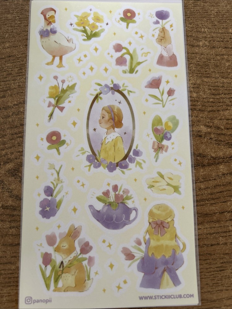 Stickii Club Spring Stickers Sheet By Panopii